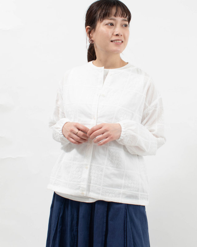 761-289 Bliss bunch 2WAYドロストブラウス