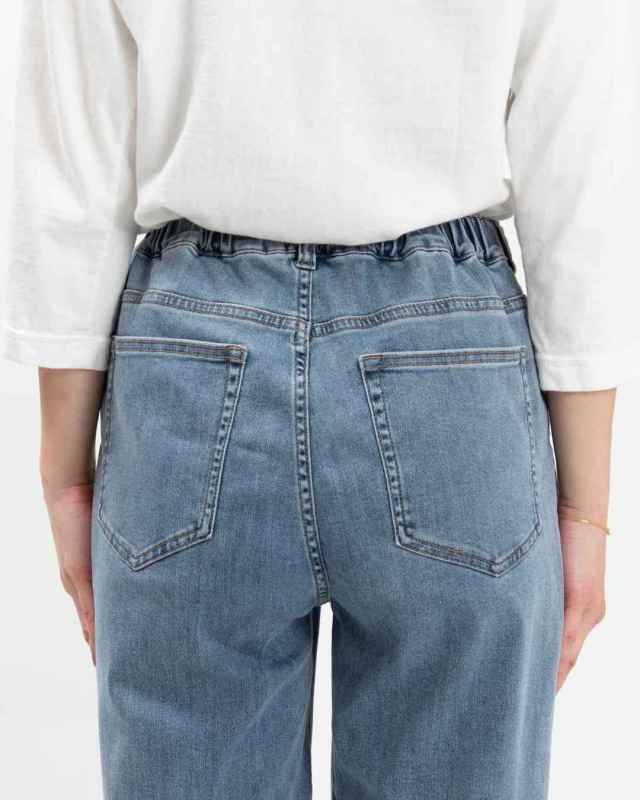 8114044　WWO 甘織デニムのタックパンツ 8114044