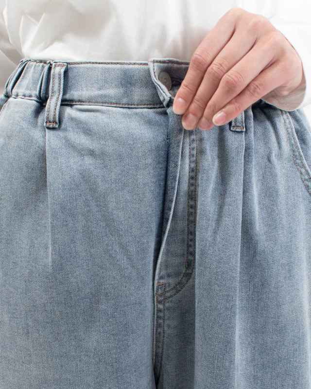 8115048 WWO 甘織デニムのバルーンパンツ 8115048