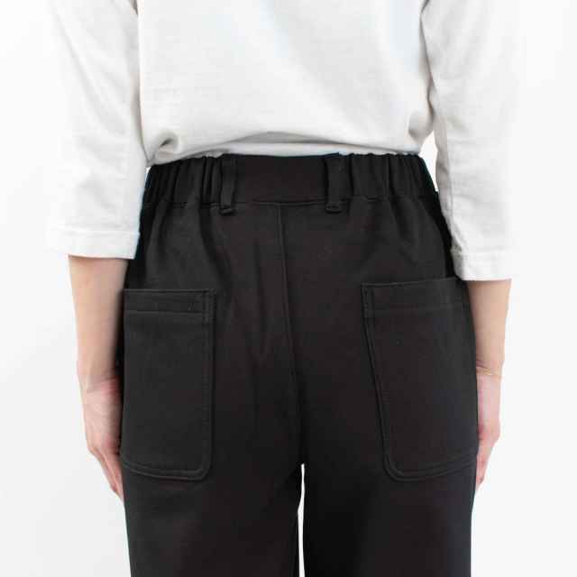 WWO あったか裏フリースニットツイルのストレートワイドパンツ 8133167