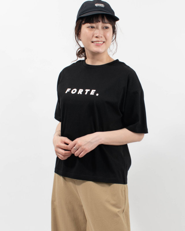 980-25103  vingtrois ドライタッチコットン フォントT[FORTE.]
