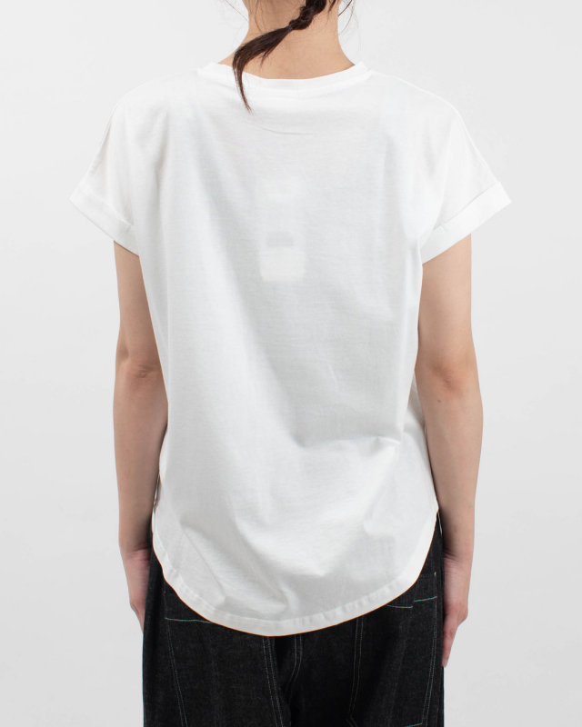980-25139 vingtrois ドライタッチ スクリプトロゴ Tシャツ