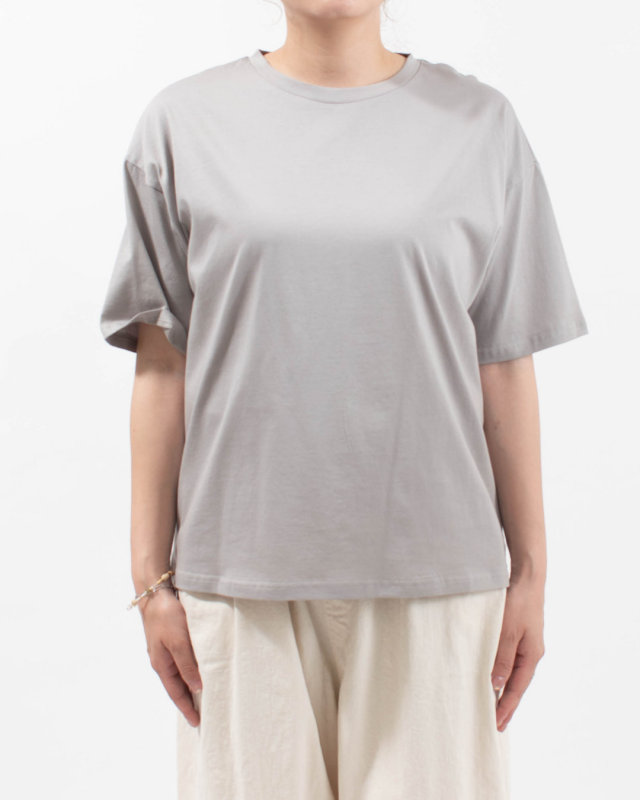 980-25173 vingtrois ドライタッチコットン スタンダード 無地Tシャツ