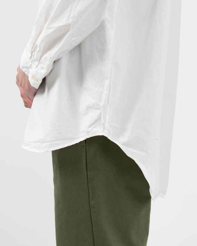 FIRST ファースト バンドカラーオーバーシャツ ASH-004 レディース ナチュラル ファッション コーデ 服 30代 40代 50代ファッション カジュアル シンプル FIRST バンドカラーオーバーシャツ｜ナチュラルファッション