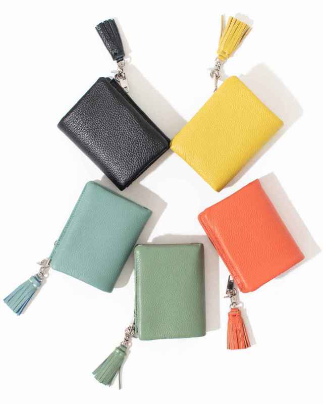 B-21121 BEAURE カウレザー 二つ折り財布