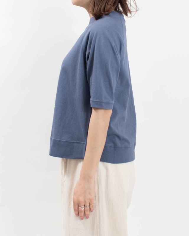 B-491002 BLUE LAKE MARKET アメリカンドライ天竺||ラグランプルオーバー