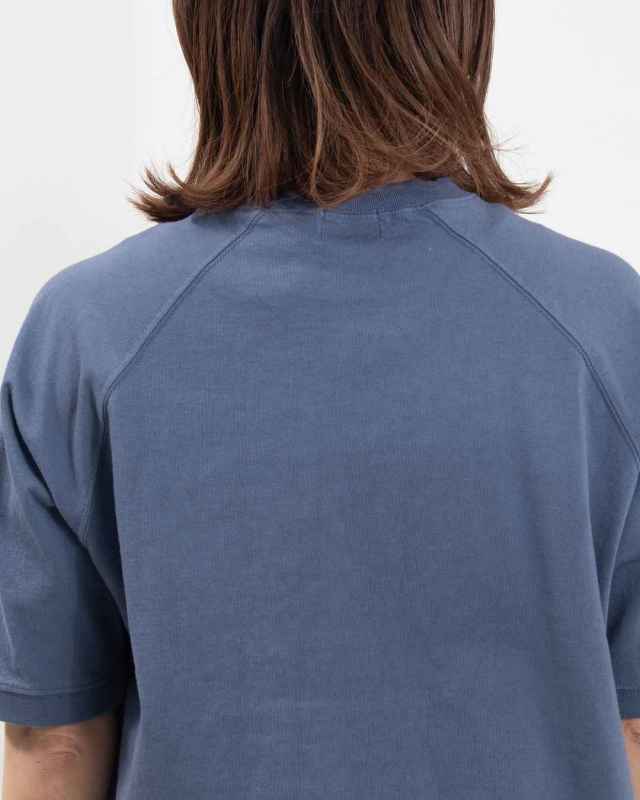 B-491002 BLUE LAKE MARKET アメリカンドライ天竺||ラグランプルオーバー