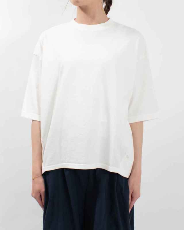 B-491003 BLUE LAKE MARKET アメリカンドライ天竺||バックスリットTee