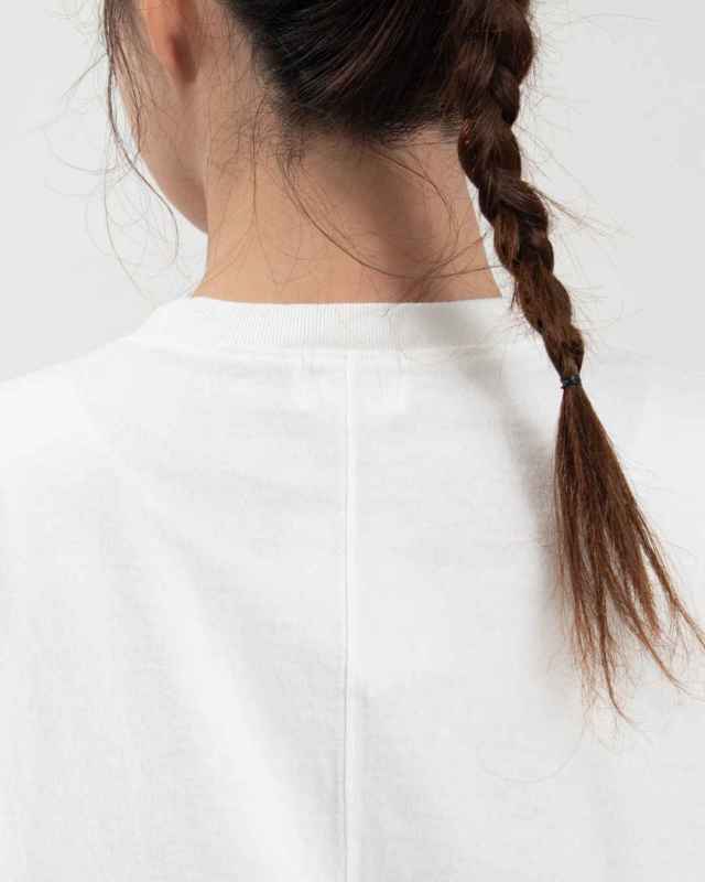 B-491003 BLUE LAKE MARKET アメリカンドライ天竺||バックスリットTee