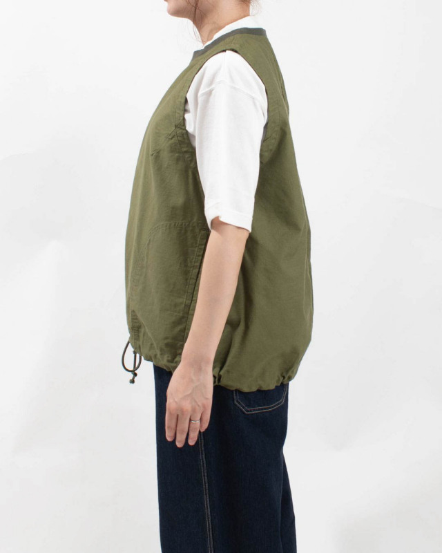 今季新品　BLUE LAKE MARKET ベスト BLUE LAKE MARKET ブルーレイクマーケット ジップアップベスト