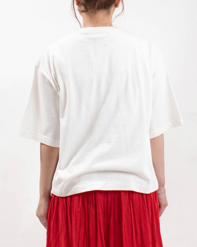 B-501001　BLUE LAKE MARKET アメリカンドライ天竺|||6分袖ボックスプリントTee<SPARTANS22>