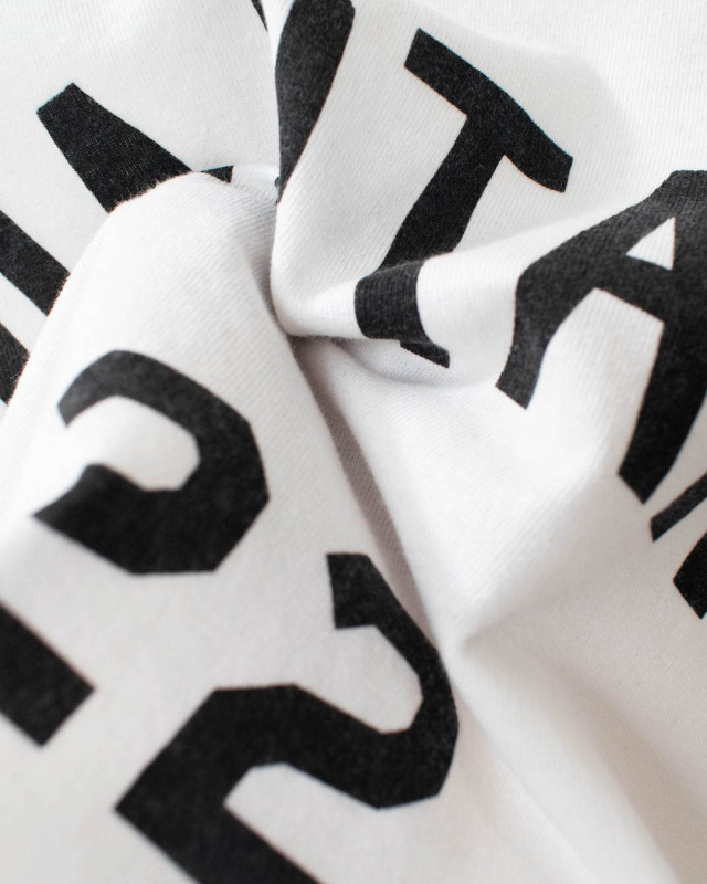 B-501001　BLUE LAKE MARKET アメリカンドライ天竺|||6分袖ボックスプリントTee<SPARTANS22>