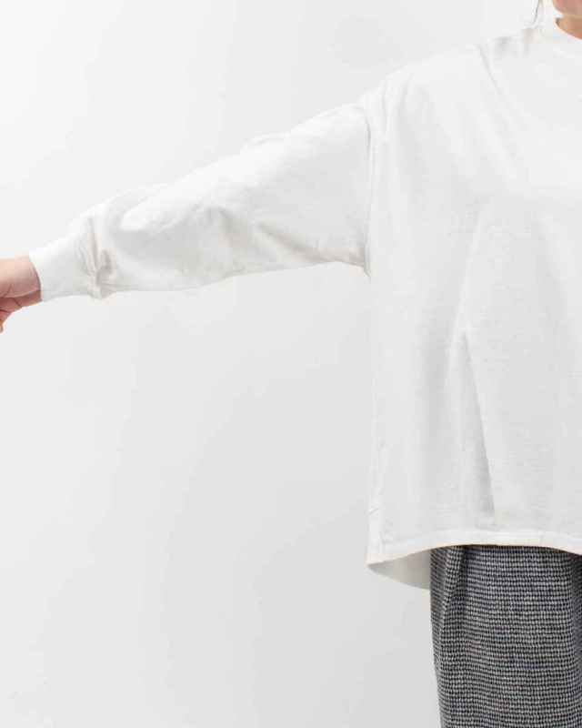 B-502003  BLUE LAKE MARKET アメリカンドライ天竺||ダーツスリーブプルオーバー