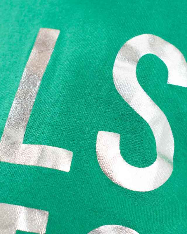 B-502015 BLUE LAKE MARKET 26/1BDTOP度詰天竺パネルスリーブプリントTee<ANIMALS SPIRITS>