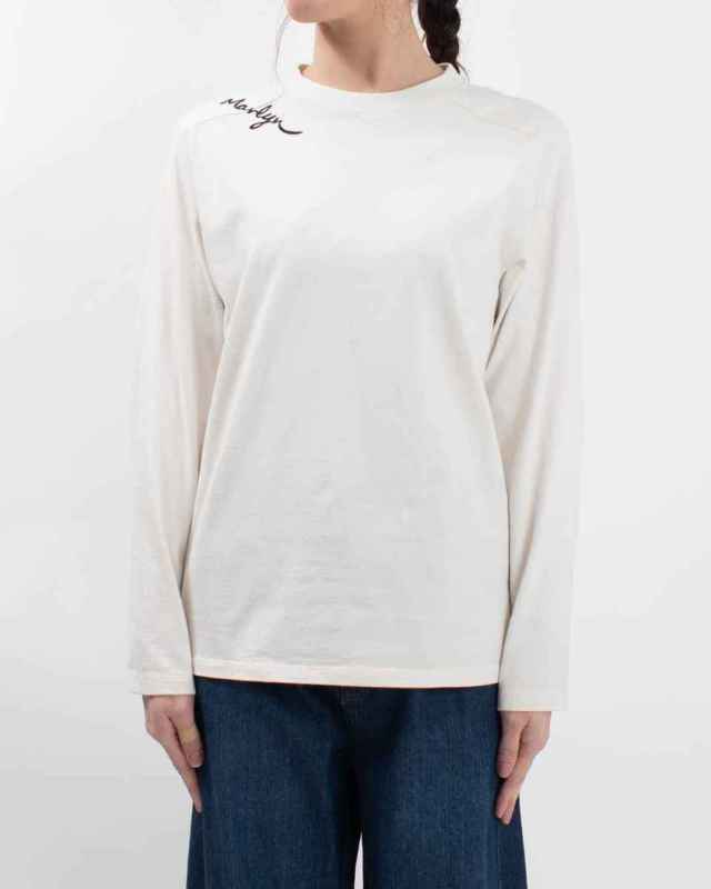 B-502019  BLUE LAKE MARKET アメリカンドライ天竺||刺繍ヨークプルオーバー