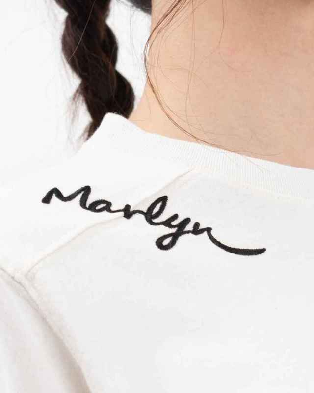 B-502019  BLUE LAKE MARKET アメリカンドライ天竺||刺繍ヨークプルオーバー