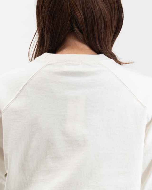 B-512009　BLUE LAKE MARKET アメリカンドライ天竺||ヘムラウンドラグランプルオーバー