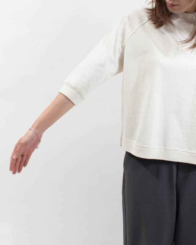 B-512009　BLUE LAKE MARKET アメリカンドライ天竺||ヘムラウンドラグランプルオーバー