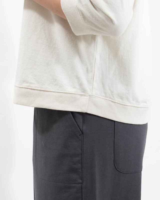 B-512009　BLUE LAKE MARKET アメリカンドライ天竺||ヘムラウンドラグランプルオーバー