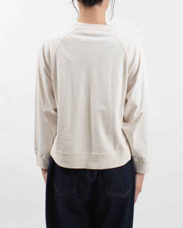 B-512015 BLUE LAKE MARKET アメリカンドライ天竺||ラグランプルオーバー