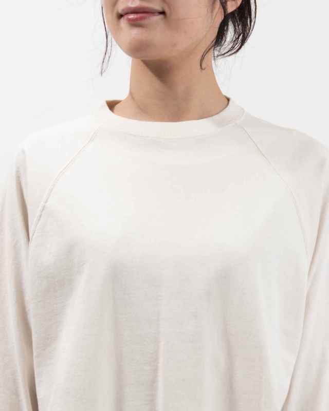 B-512015 BLUE LAKE MARKET アメリカンドライ天竺||ラグランプルオーバー