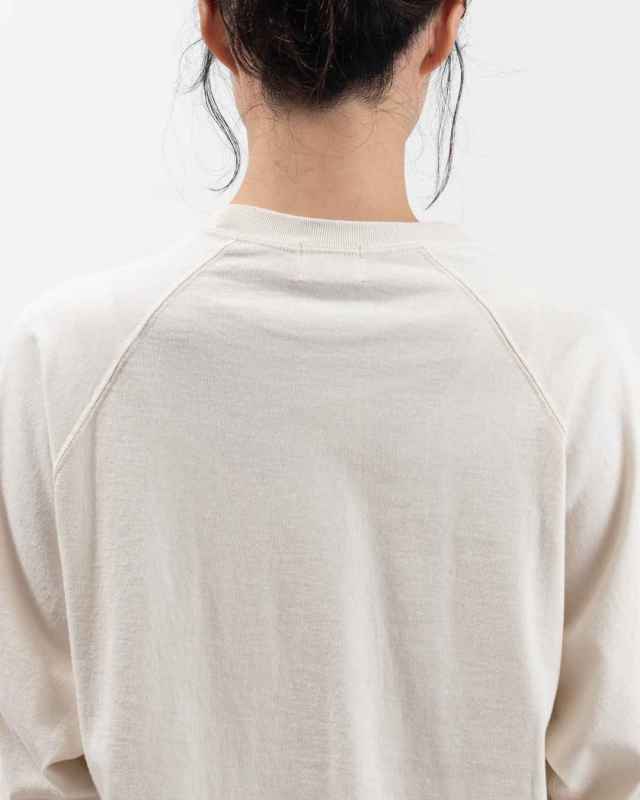 B-512015 BLUE LAKE MARKET アメリカンドライ天竺||ラグランプルオーバー