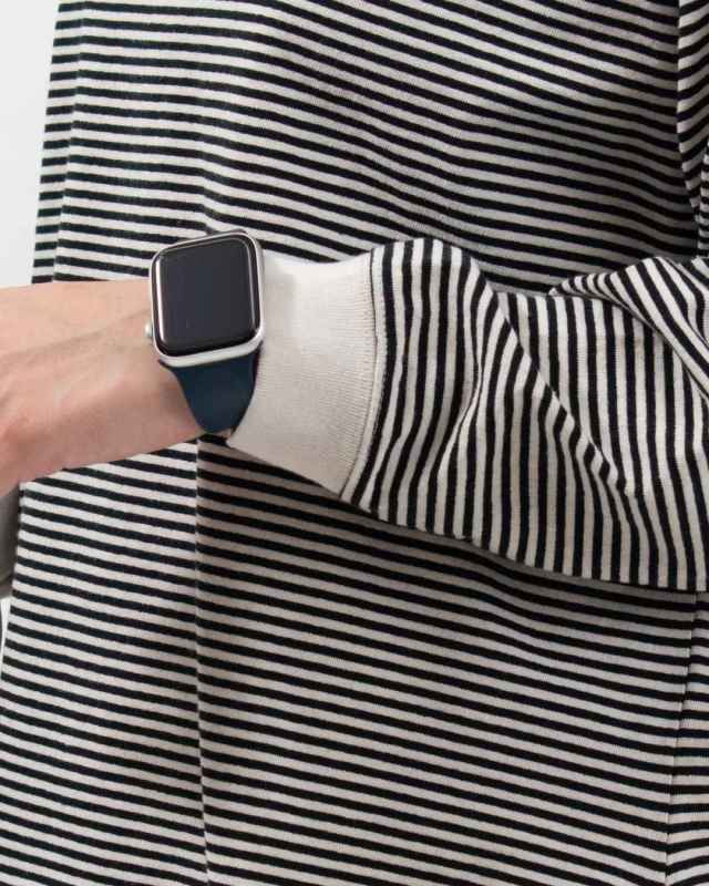 B-512018 BLUE LAKE MARKET アメリカンドライ天竺ボーダー||ヨーク切替ボーダープルオーバー