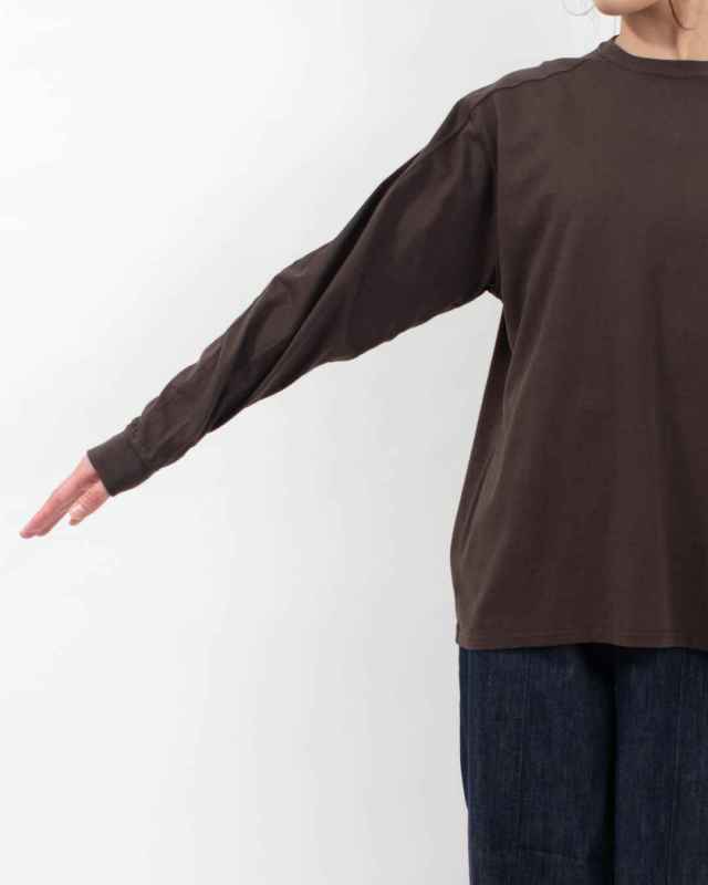 B-512028 BLUE LAKE MARKET 17/-BD天竺 切替プルオーバー