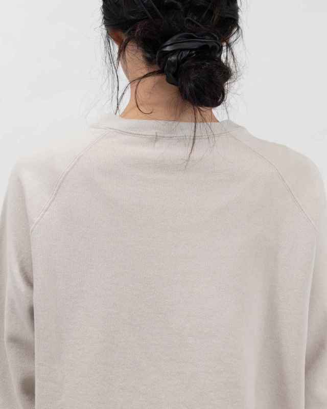 B-513004 BLUE LAKE MARKET BD30/10裏毛 ラグラン裏毛プルオーバー