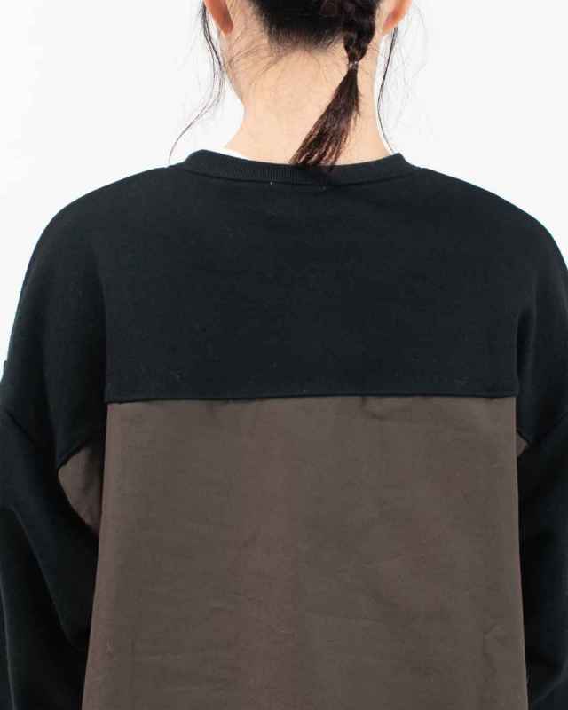 B-513022 BLUE LAKE MARKET AZUMA裏毛/40/2コーマウェザー バイファブリックプルオーバー