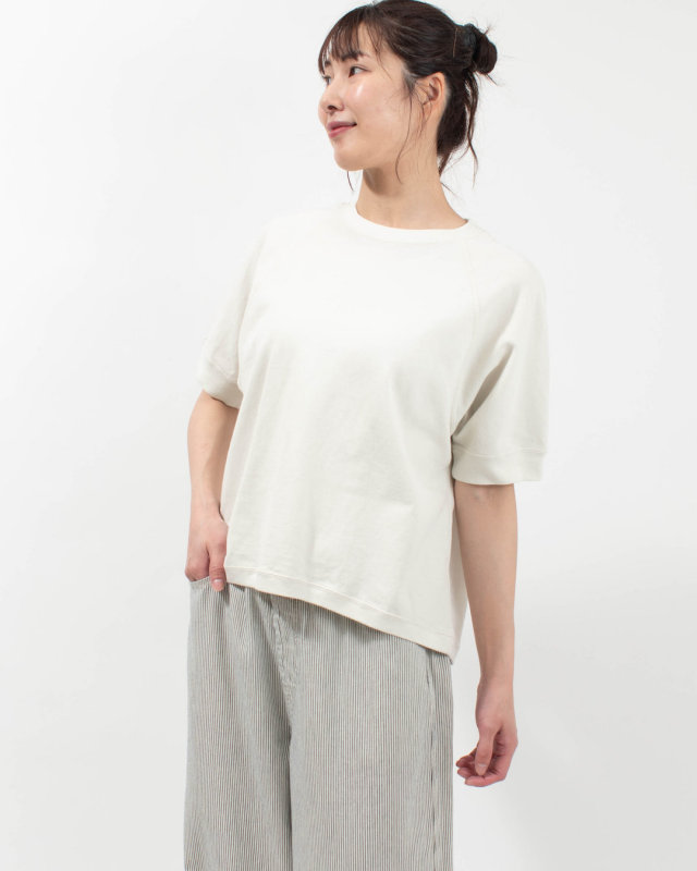 B-521004 BLUE LAKE MARKET CD30/1カノコ ラグランスリーブカノコプルオーバー