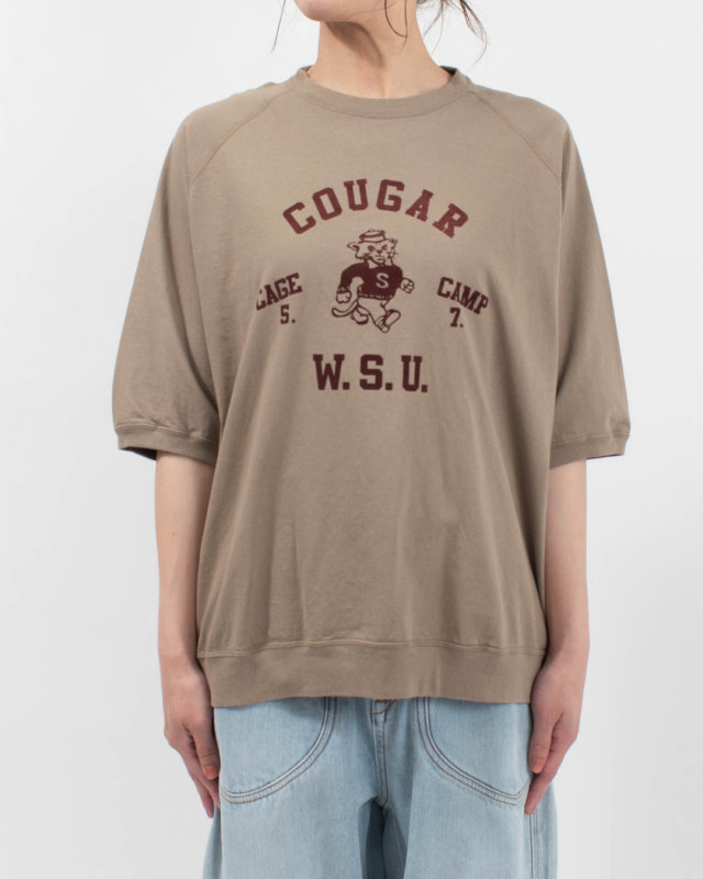 B-521009  BLUE LAKE MARKET 17/-BD天竺 ラグランスリーブプリントTee［COU GAR CAGE5.CAMP7.W.S.U］