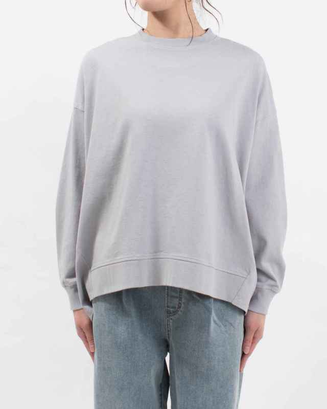 B-522008  BLUE LAKE MARKET アメリカンドライ天竺||バックタックプルオーバー