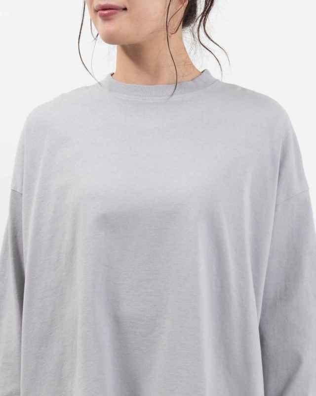 B-522008  BLUE LAKE MARKET アメリカンドライ天竺||バックタックプルオーバー