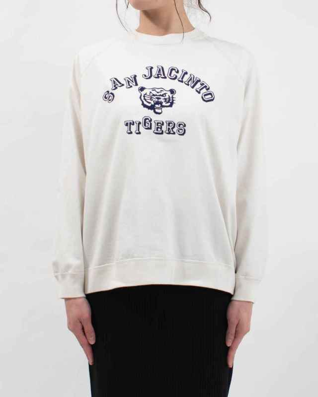B-522023  BLUE LAKE MARKET 17/-BD天竺ラグランプリントプルオーバー[SAN JACINTO TIGERS]