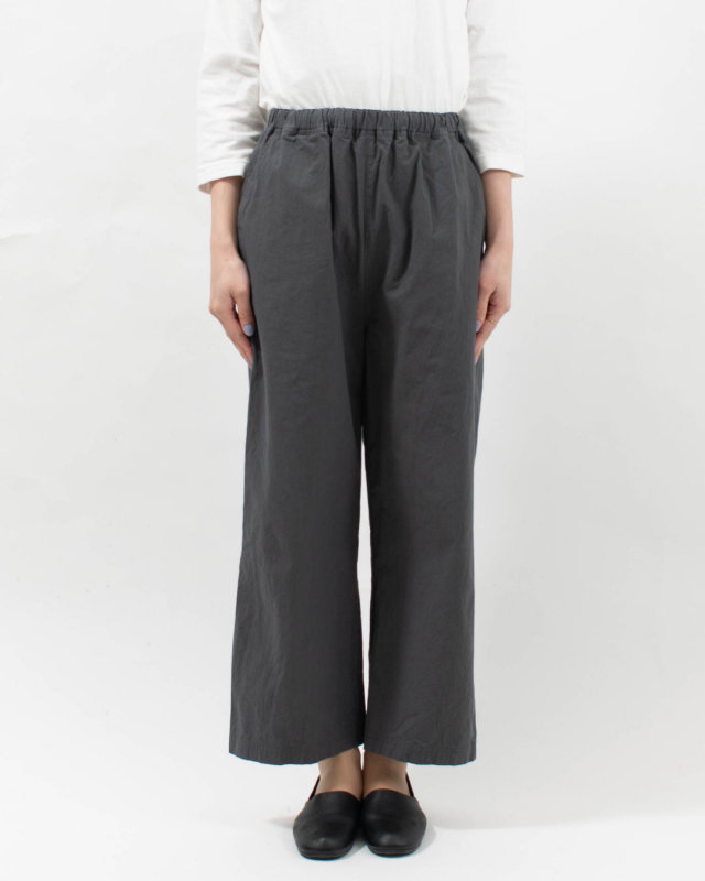 B-528001 BLUE LAKE MARKET ヴィンテージ馬布ストレートパンツ