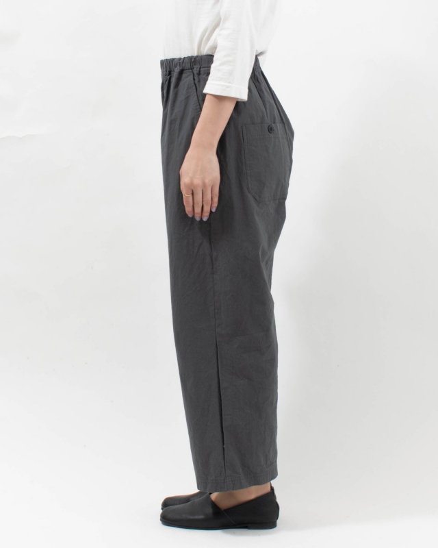 B-528001 BLUE LAKE MARKET ヴィンテージ馬布ストレートパンツ