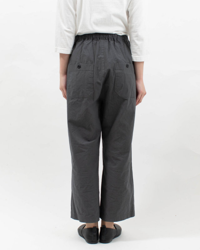 B-528001 BLUE LAKE MARKET ヴィンテージ馬布ストレートパンツ