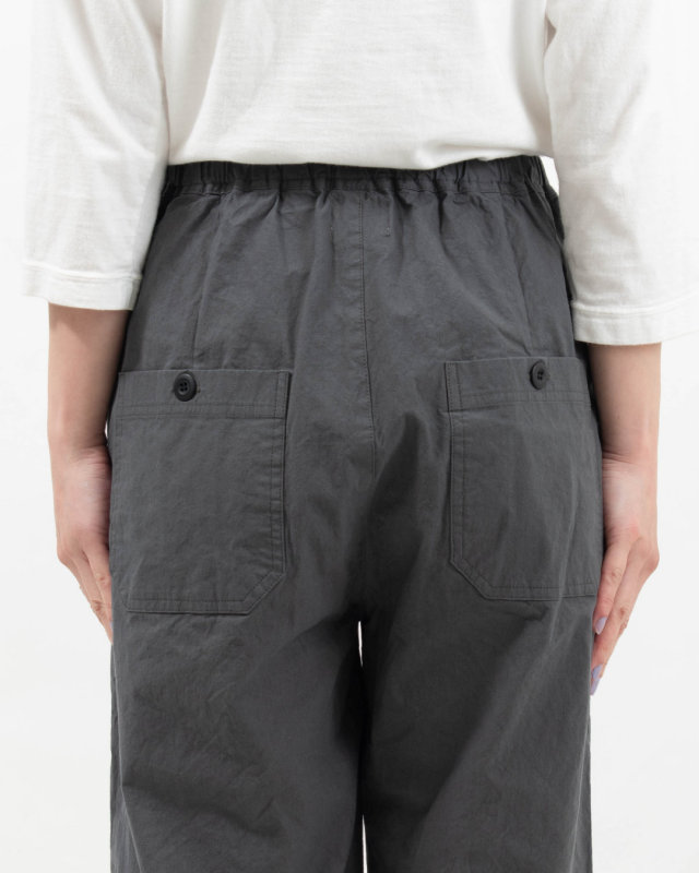 B-528001 BLUE LAKE MARKET ヴィンテージ馬布ストレートパンツ