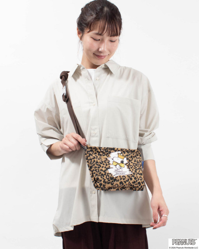 BANDC-PEANUT-PL　Ball＆Chain SNOOPY Model Pouch 【正規品】