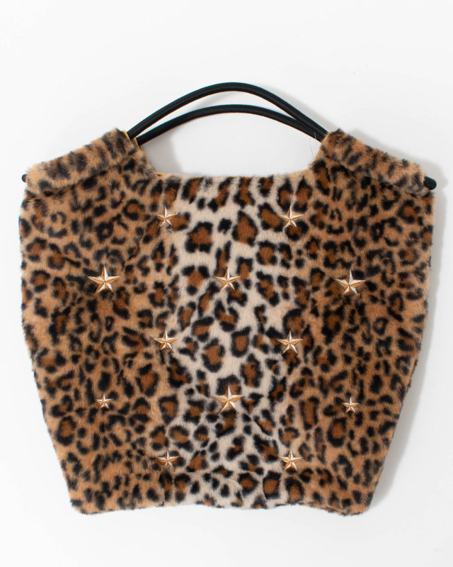 BANDC-STELLA-M Ball＆Chain Stellar Leopard Fur Print