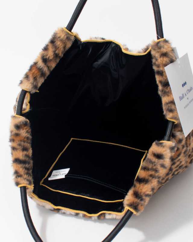 BANDC-STELLA-M Ball＆Chain Stellar Leopard Fur Print