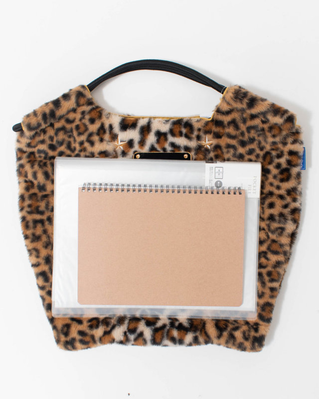 BANDC-STELLA-M Ball＆Chain Stellar Leopard Fur Print