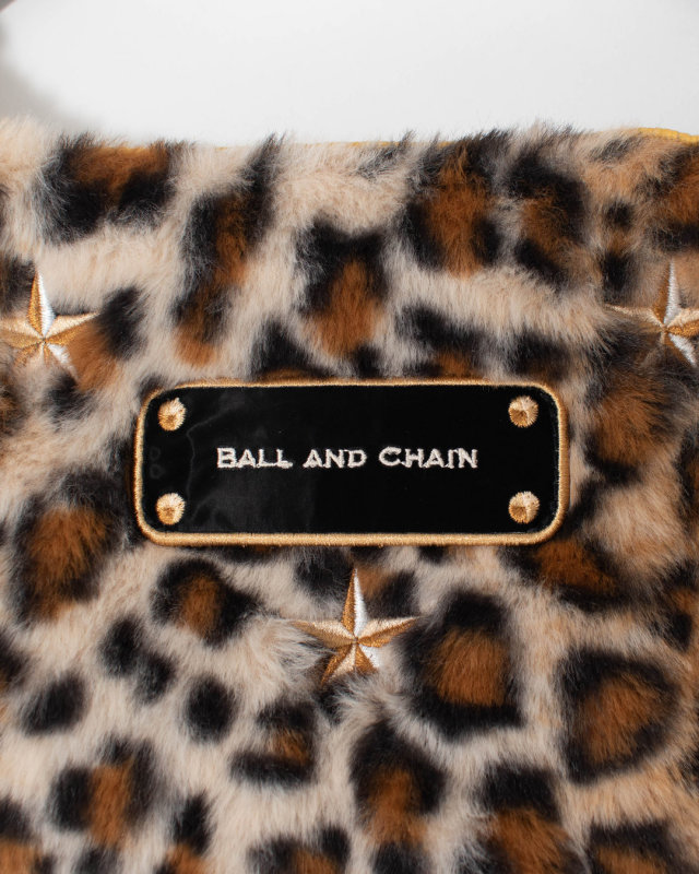 BANDC-STELLA-M Ball＆Chain Stellar Leopard Fur Print