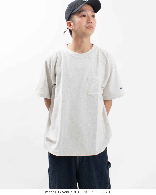C3-Z319  Champion リバースウィーブ(R) ショートスリーブポケットTシャツ/C3-Z319