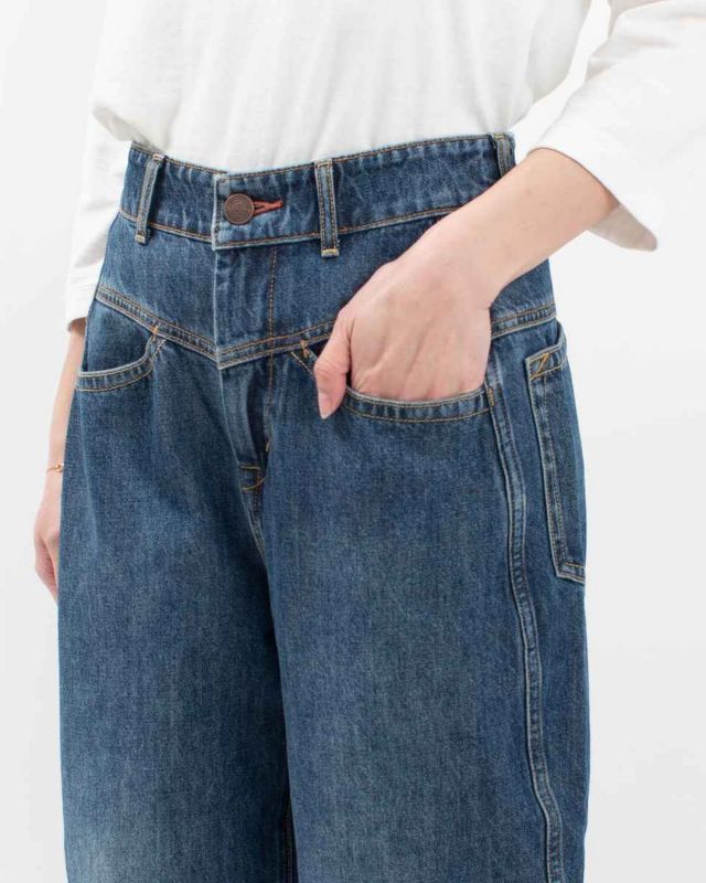 CF0572  Cafetty カーブワイドナチュラルデニム