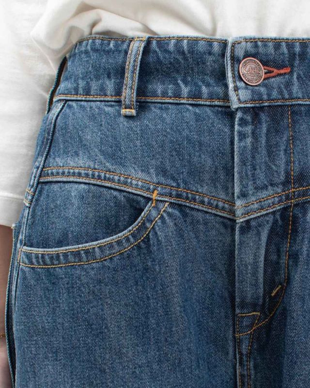 CF0572  Cafetty カーブワイドナチュラルデニム