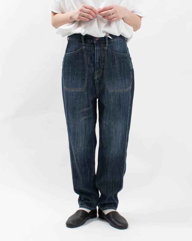 CF0574 Cafetty ボリュームペグやわらかデニム