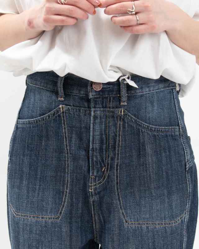 CF0574 Cafetty ボリュームペグやわらかデニム