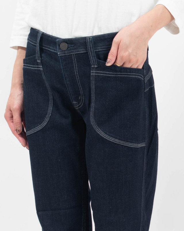 CF0632 Cafetty ワークペグトップやわらかストレッチデニム